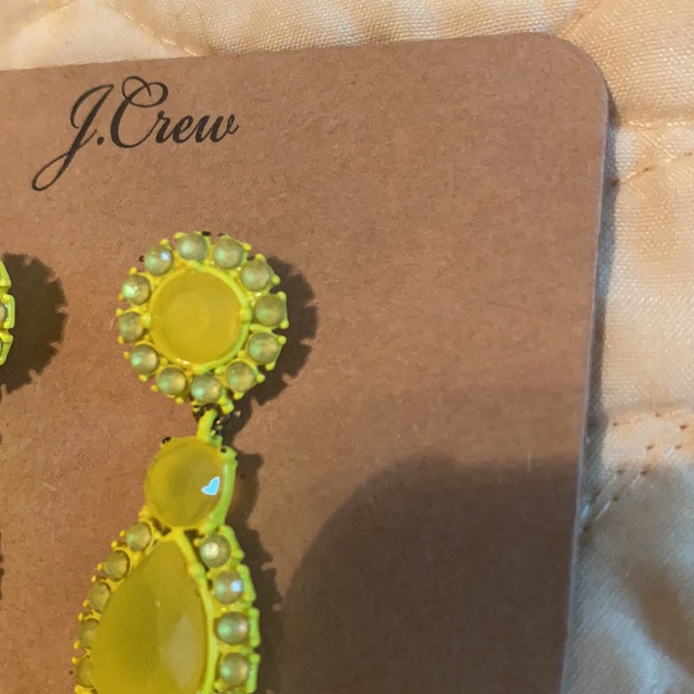 J Crew Fiery Crystal earrings - Picture 4 of 4